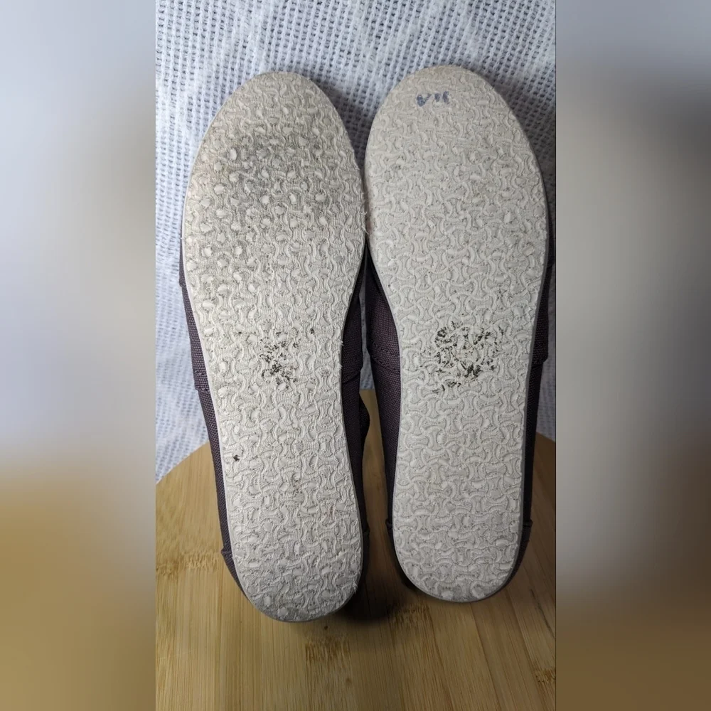 Toms‎ Classic University Brown Canvas Espadrille women Shoes size 9.5